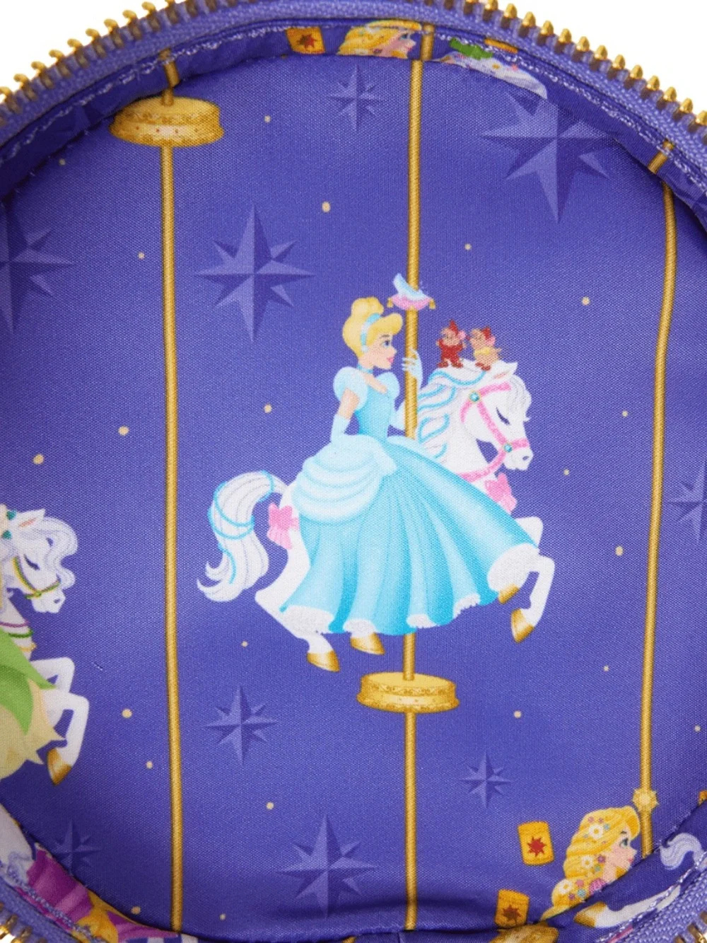 Loungefly Disney Princess Exelusive Carousel Figural Crossbody Bag